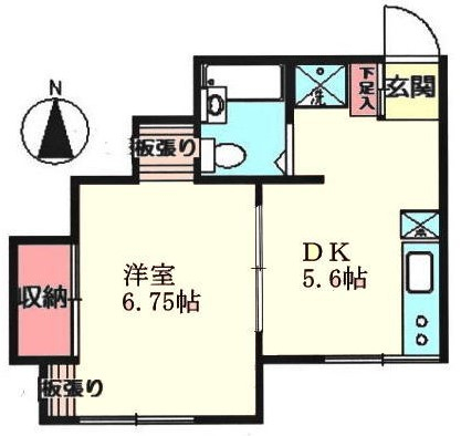 北千住駅 徒歩7分 構造:木造2階建